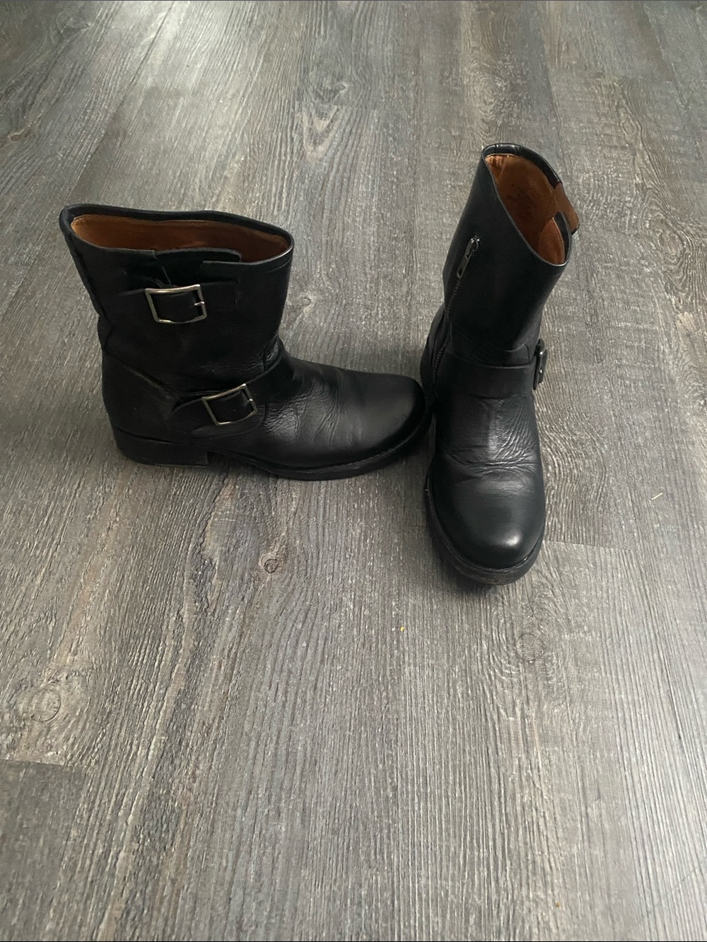 Frye women’s short boots.